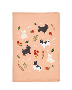 French Bulldog & Rose Notebook